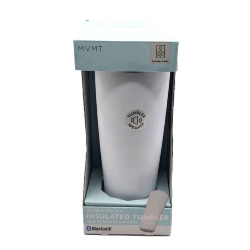 MVMT Insulated Tumbler with removable wireless Bluetooth speaker